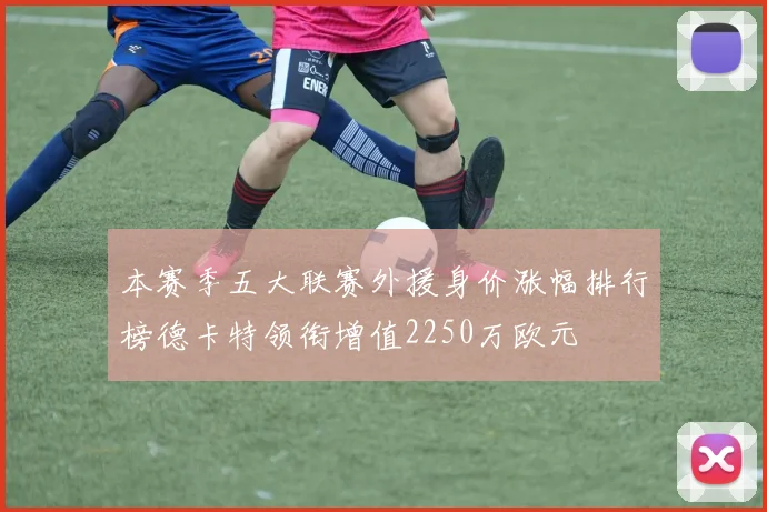 本赛季五大联赛外援身价涨幅排行榜德卡特领衔增值2250万欧元